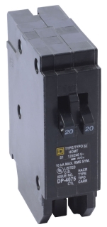 2 Pole Plug-In Molded Case Switches