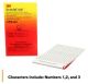 3M ScotchCode Pre-Printed Wire Marker Book SPB