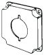 4-IN SQ 30/50A RCPT CVR