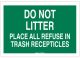 10X14 SELF-STICK SIGN