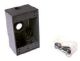 1G WP BOX W/4 1/2HUBS