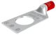 8 STR CU 1-HOLE SHORT 1/
