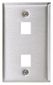 PLATE, WALL,SS,1-G,2PORT
