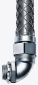"S-TITE CONN,INS 90 MALE,1 1/4"",W/MESH,TB"