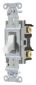 SWITCH, COMM, 4W, 20A 120/277V, B+S, WH