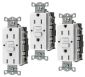 15A COMM SELF TEST GFR WHITE, 3 PACK