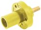 SINGLE POLE SER 15 INLET, STUD, 150A, YL