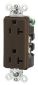 STYLE DUP RCPT, 20A 125V, 5-20R, BR
