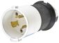 LKG S/SHRD PLUG, 20A 250V, L6-20P, B/W