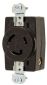 LKG RCPT, 20A 125/250V, L10-20R, BK