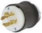 LKG PLUG, 20A 3P 250V, L15-20P, B/W