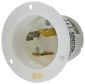 LKG FLG-INLT, 30A 125V, L5-30P, WH