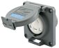LKG WT S/SHRD RCPT, 30A 250V, L6-30R,GY