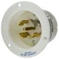 LKG FLG-INLT, 30A 120/208V,L21-30P,WH