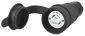 CONN, W/TIGHT, 3P 30A 480V, L16-30R, BK