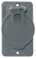 "COVERPLATE, POB, 1.39"" OPNG, W/FLIP LIDS"