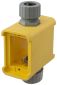 "PORT OUTLET BOX, DEEP, 1""NPT, F-THRU"