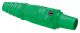SINGLEPOLE, 400A FEMALE PLUG, GREEN