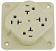 4-PLEX SPD RCPT,20A 125V, 5-20R IV