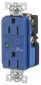 DUP SPD RCPT, 15A 125V, 5-15R, BL, ALARM