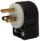 PLUG, ANGLE, 15A 125V, 5-15P, B/W