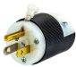 PLUG, ANCHOR LOCK, 15A 125V, 5-15P, B/W