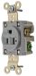 WR RCPT, SING, SB, HD, 20A 125V, GY