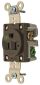 WR RCPT, SING, SB, HD, 20A 125V, BR