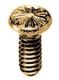 "TAMPER PROOF SCREW, 3/8"" #6/32, BRS"