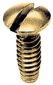 WALLPLATE SCREW, #6/32, BRS