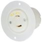 LKG FLG RCPT, 15A 125V, L1-15R, NM, WHT