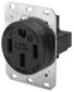 RCPT, 3P4W, 50A 125/250V, 14-50R
