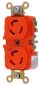 LKG DUP RCPT, IG, 15A 125V, L5-15R, OR
