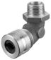 "90 MALE CORD CONN, .25-.31"", 3/8"", ALU"
