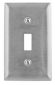WALLPLATE, 1-G, SWITCH, 430SS