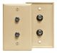 SG WALLPLATE W/ ONE F-CONN, IV
