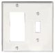 WH WP 2G DECO/TGL STD SIZE