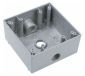2G WP BOX W/3 1/2 HUBS
