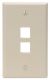 2PORT QP WALLPLATE IV