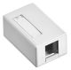 SURFACE MOUNT BOX PLENUM 1-PORT WHITE