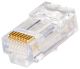 EZ-RJ45 CAT 6 PLUG, CLEAR, SOLD X 50 PK