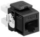 EXTREME CAT 6 UTP JACK, BLACK