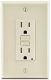 5-15E GFCI SELF-TEST LT ALMOND MW PLATE