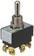 Toggle Switch  DPDT 10 Amps On-Off-On Circuit Bat Br/Ni Screw C