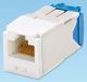 Mini-Com UTP RJ45 Cat 6A TG Jack Module, IW