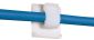 "ACC62-A-C Wire Clip, Natural, PA 6.6, Rubber Adh., 1.12x1.24"", PK100"