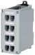 Mini-Com 8-port DIN Rail Shielded Patch Panel