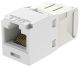 Mini-Com UTP RJ45 Cat 6 TG Jack Module, White