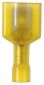 "Pan-Term DNF10-250FIMB-D Disconnect, Male, Yellow, Vinyl, 10-12 AWG, 0.25"" Tab"