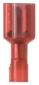 "Pan-Term DNF18-111FIB-C Disconnect, Red, Nylon, 22-18 AWG, 0.11"" Tab, PK100"
